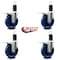 Service Caster 5'' Solid Poly Swivel 1-5/8'' Expanding Stem Caster Set Total Lock Brake, 4PK SCC-EXTTL20S514-SPUS-158-4 - alternate 2